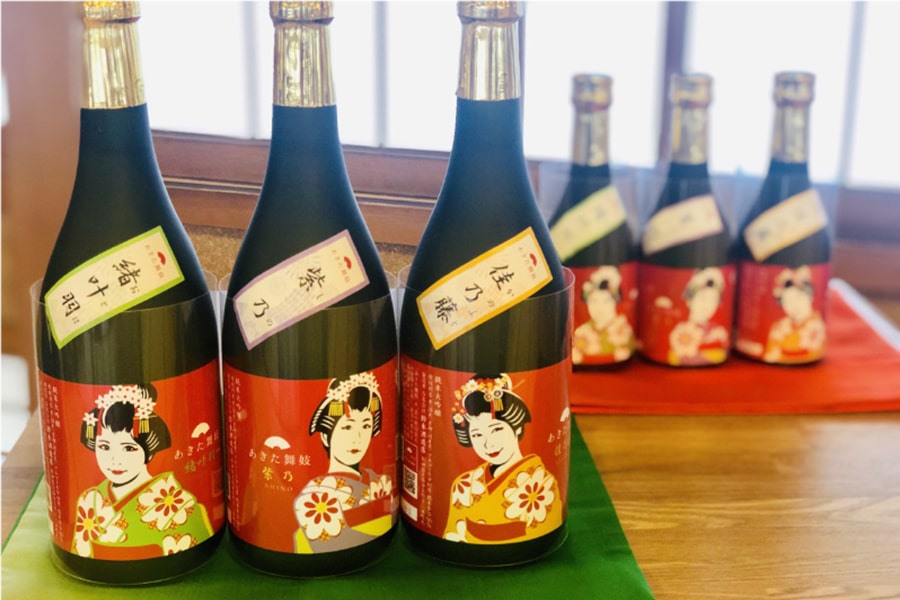 あきた舞妓とコラボした商品